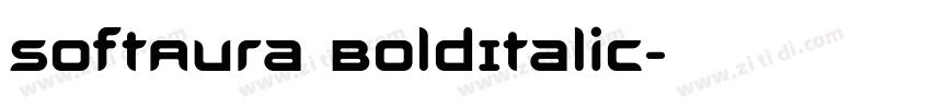 SoftAura BoldItalic字体转换